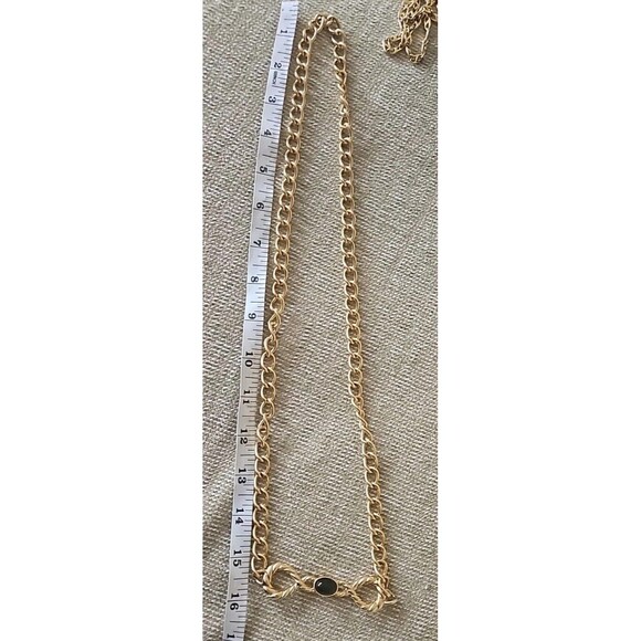 Vintage Monet Necklace Link Rope Opera Length 1960s 1970s - Picture 4 of 5